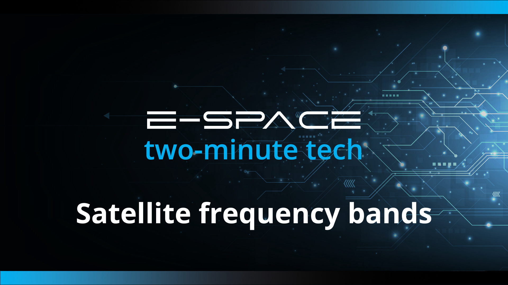 EStories How satellites use the spectrum